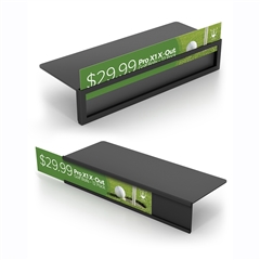 Metal Shelf Talkers custom printed sign for business display sku BDMST Metal Shelf Talkers custom printed sign for business display sku BDMST